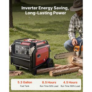 Generatore Inverter Silenzioso da 10000W di Potenza di Picco con Avvio Remoto, Alimentato a Gas, per Uso Domestico ed Esterno - Product Image 3