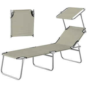 Sdraio Pieghevoli da Piscina, Comode Chaise Longue Pieghevoli per Uso Esterno - Product Image 2