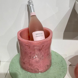 Resin Ice Bucket Handmade Luxury Beverage Cooling Tub For <b>Wine</b> Champagne Beer Ice Storage <b>Container</b> For Home Bar Kitchen - Product Image 1