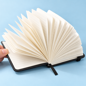 Taccuino Tascabile Personalizzato A6 A7, 200 Pagine, 100gsm, Piccolo Blocco per Appunti di Lavoro e Riunioni con Portapenna - Product Image 4