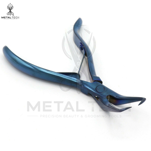 Stainless Steel Newest Titanium Blue Hair Extension Installation & Removal <b>Tool</b> Kit With Storage Pouch for Salon & Home Use - Product Image 3