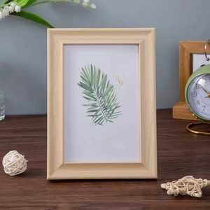 Rustic Wide Border Natural Wood Photo <b>Frame</b> 5x7 <b>4x6</b> Solid Pine Picture <b>Frame</b> Horizontal Vertical Tabletop Gallery Art Display - Product Image 2