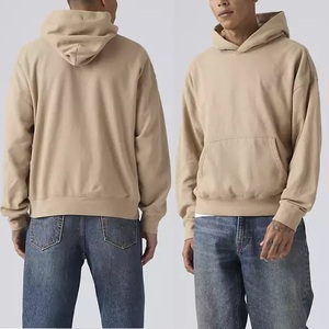 เสื้อฮู้ดดี้ผ้าฝ้ายคุณภาพสูง หนานุ่ม ทรงโอเวอร์ไซส์ สั่งทำได้ ไม่มีเชือกผูก ไซส์ใหญ่พิเศษ สำหรับผู้ชาย แบบไม่มีเชือกผูก ยูนิเซ็กซ์ - Product Image 5