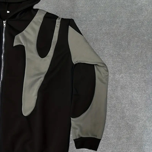 เสื้อฮู้ดดี้ผู้ชายคุณภาพสูงแบบซิปเต็มตัว ขายส่ง ผลิตตามสั่ง เนื้อผ้าฟลีซหนานุ่ม เก็บความร้อน มีจำหน่าย เสื้อฮู้ดดี้ผู้ชายสไตล์วินเทจ - Product Image 4