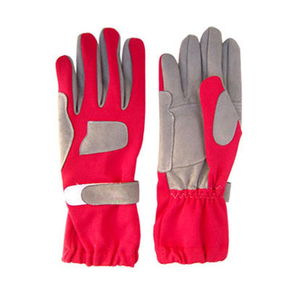 Gants de course à doigts entiers bleus et blancs avec paume antidérapante, unisexes, pour usage extérieur, fermeture à cordon, respirants et à séchage rapide - Product Image 6