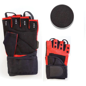 Palm Padded Design <b>Half</b> Finger Non <b>Slip</b> Hand Grips Weightlifting Gloves Newest Design Made Adjustable Wrist Sports Gym Glove - Product Image 1