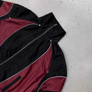 Fabricante personalizado de chaquetas de nailon y chándales de nailon para hombre, chaqueta deportiva cortavientos de nailon y conjunto de pantalones. - Product Image 6