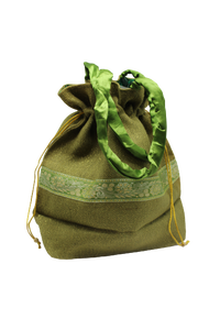 Sac cadeau décoratif en jute fait main pour les emballages de festivals et de mariages - Product Image 4