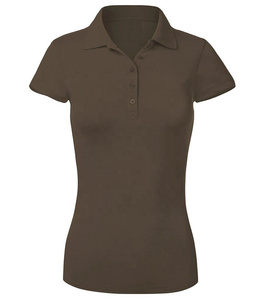 Chemises polo pour femmes, mode décontractée, polo en coton pour femmes, parfait pour les tenues décontractées et les looks élégants, chemises polo pour femmes OEM - Product Image 2