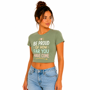 Premium Plain Slim Fit Soft <b>Crop</b> <b>Top</b> Short Sleeve Lettering Print Crewneck T Shirt Retro Streetwear Activewear Gym Base Layering - Product Image 4