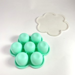 Bac à glaçons en silicone de qualité alimentaire pour bébé – Bac à glaçons 7 cubes pour purées maison, compatible lave-vaisselle, congélateur et micro-ondes - Product Image 6