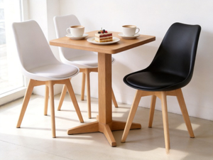 <span class=keywords><strong>Chaise</strong></span> de bistrot XY Restaurant Furniture, <span class=keywords><strong>chaise</strong></span> de salle à manger moderne en plastique avec pieds en <span class=keywords><strong>bois</strong></span> et assise rembourrée - Product Image 1