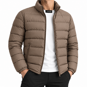 Chaqueta de Invierno para Hombre de Alta Calidad, 100% Poliéster, Impermeable, Estilo Bomber con Capucha y Decoración para Actividades al Aire Libre - Product Image 5