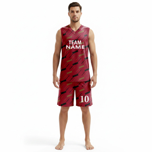 Basketball Uniform for Men Custom Made Basketball Jerseys and <b>Shorts</b> Sportswear Soccer 100% <b>Polyester</b> Adults Printed 120 Grams - Product Image 5