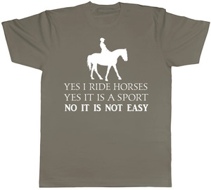 เสื้อยืดขี่ม้าชายหญิง - Product Image 3