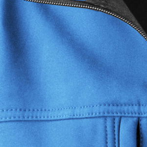 Chaqueta de Forro Polar Azul para Hombre, Corte Regular, Cuello Alto, Cierre de Cremallera, Absorbe la Humedad, Ropa de Exterior para Otoño, Alta Calidad - Product Image 3