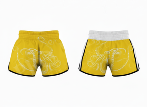 Pantalones Cortos de Muay Thai 100% Poliéster de Alta Calidad, para Artes Marciales, Boxeo, Lucha, Sublimados, para Entrenamiento de Kickboxing, Gimnasio y Deportes - Product Image 3