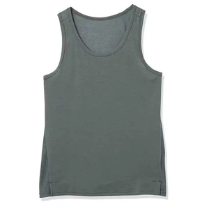 Custom logo design tank top Men's spandex cotton tank Quick dry breathable tank Casual sports style tank - Product Image 1