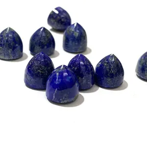 Lapislázuli Rida Creations 100% Piedra preciosa suelta natural Piedras superiores de alta calidad Forma de bala azul Lapislázuli