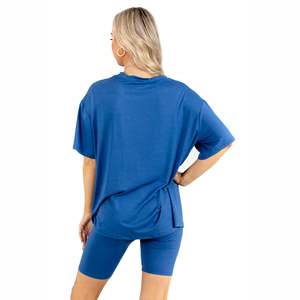 Conjuntos de Dos Piezas para Mujer con Logotipo Personalizado, Top de Verano y Camiseta Deportiva con Pantalones Cortos, Ropa Casual para Mujer 2026 - Product Image 2