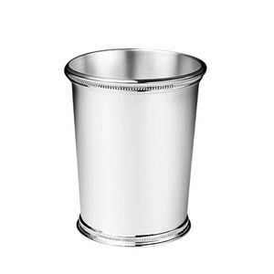 Vasos de Acero Inoxidable para Mint Julep al por Mayor, Diseño Clásico con Cuentas, Vasos de Cóctel Kentucky Derby, Proveedor de Artículos de Bar Metálicos Reutilizables - Product Image 3