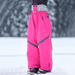 Professional Winter Womens Ski Pants <b>Waterproof</b> And Windproof Snow Trousers With Side Pockets Durable Gear Cold Weather Use - Product Image 1