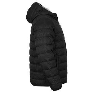 Veste matelassée légère à capuche pour homme, manteau d'hiver chaud et isolé avec fermeture éclair intégrale - Product Image 2