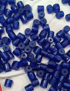 ลูกปัดแก้วทรงรีเหลี่ยมเพชรพลอยสีน้ำเงินเข้มแบบสั่งทำพิเศษ บรรจุภัณฑ์แบบแพ็คใหญ่ สำหรับทำเครื่องประดับลูกปัดแบบแอฟริกัน ทำสร้อยคอ DIY อุปกรณ์งานฝีมือ - Product Image 5