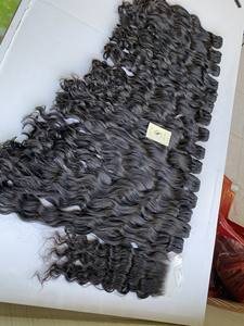 La última extensión de paquete de trama ondulada de onda Natural dibujada doble, alta calidad, cutícula alineada, cabello brasileño virgen, proveedor directo - Product Image 4