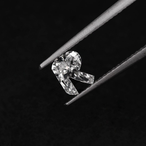 Diamante suelto de corte elegante con letra R, cultivado en laboratorio, certificado IGI, VVS, de 1 quilate, estilo popular, para la elaboración de colgantes, al mejor precio. - Product Image 2
