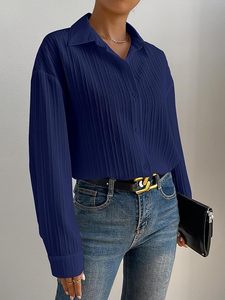 Women’s Floral Pattern Button <b>Down</b> Shirt Regular Fit Lightweight Casual Wear - Product Image 2