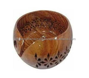 Top Trending High Quality Round Yarn <b>Bowls</b> for <b>Knitting</b> Handcrafted Wooden Yarn <b>Bowl</b> - Product Image 1