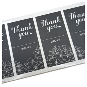 Impresión personalizada Gracias Pegatinas Rollo - Product Image 2