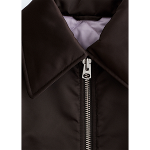 TAOP&ZA Blouson Bomber Unisexe Plissé Imprimé Écologique Respirant Zippé Réversible Imperméable Coupe-Vent Col en V - Product Image 2