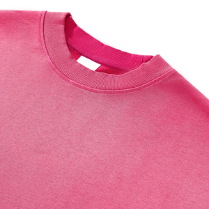 เสื้อยืดทรงโอเวอร์ไซส์ผ้าคอตตอน 100% คุณภาพสูง หนัก 260gsm สำหรับผู้ชาย ปักโลโก้ ขายส่ง - Product Image 3