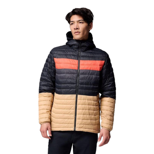 Men Cold Weather Puffer Jacket 370 GSM Nylon Quilted Thermal Insulated Winter <b>Coat</b> Warm <b>Hooded</b> Outdoor Workwear OEM Private - Product Image 5