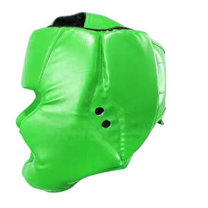 Protector de Cabeza de Cuero para Boxeo, Resistente a Impactos, Ajustable y Transpirable - Product Image 3