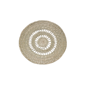 Natural Seagrass Handmade <b>Round</b> 350mm Eco-friendly Country Style <b>Placemat</b> - Product Image 1