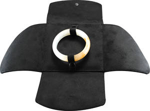 กระเป๋าใส่กำไลข้อมือและเครื่องประดับทรงสี่เหลี่ยมผืนผ้าขนาดใหญ่ พิมพ์ลายญี่ปุ่น ทำจากหนังกลับ ขนาด 130x125x13 มม. - Product Image 4