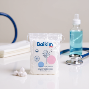 Palline di Cotone Baikim Bianche 65 Grammi per Uso Medico - Product Image 3