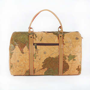 Bolsa de Viaje de Cuero Premium, Bolsa de Gimnasio, Bolsa de Fin de Semana, Impermeable, Gran Capacidad, Equipaje de Mano, Elegante, Duradera, Unisex - Product Image 5