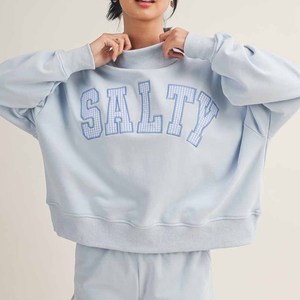 USA Custom Pullover <b>Mock</b> <b>Neck</b> Crew <b>Neck</b> Cotton Fleece Sweatshirt Chenille Embroidery Greek College Clothing - Product Image 6