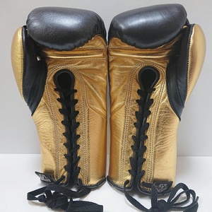 ถุงมือชกมวย MMA แบบขายส่ง ไม่มีการต่อสู้ไม่มีชีวิต สีดำทอง หนังแท้ ถุงมือชกมวยระดับมืออาชีพ น้ำหนักเบา สำหรับผู้ใหญ่ - Product Image 6