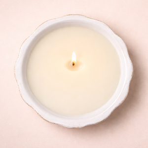 Recipiente de Cerámica Rústico para Velas, Tazón Ancho con Paredes Gruesas, Resistente al Calor, Acabado con Esmalte Liso, para una Sola Vela, Decoración de Lujo Reutilizable - Product Image 2