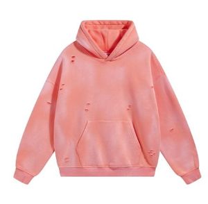 Sweat à capuche surdimensionné personnalisé pour homme en molleton de coton, col à capuche, délavage acide, manches longues, style sportif, pour homme - Product Image 5