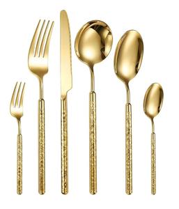 Juego de Cubiertos de Acero Inoxidable de Diseño, Ecológico y Duradero, Cubertería Elegante para Fiestas, Hecho a Mano por Artesanos Indios - Product Image 4