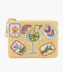 Sacs messagers légers et petits, style bohème moderne indien, brodés à la main, ornés de perles, pour l'été, sacs de soirée pour pièces de monnaie - Product Image 1
