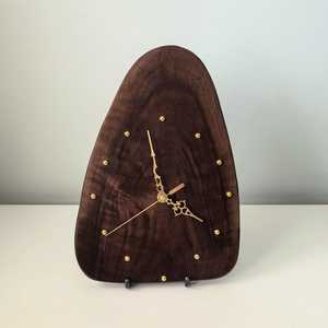 Natural Wooden Mantel <b>Clock</b> Handmade Decorative Accessory - Product Image 2