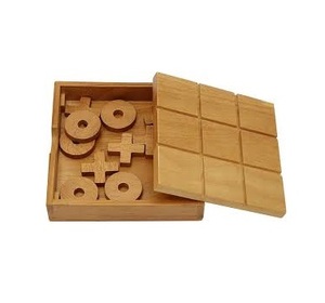Juego de Tic Tac Toe XO de Madera y Latón Estilo Vintage para Familiares y Amigos, Juego de Mesa para Fiestas, del Mejor Fabricante - Product Image 2