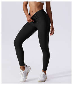 Leggings de fitness sans couture effet scrunch fessier motif nid d'abeille pour femme, idéal pour le yoga et l'entraînement brésilien - Product Image 1